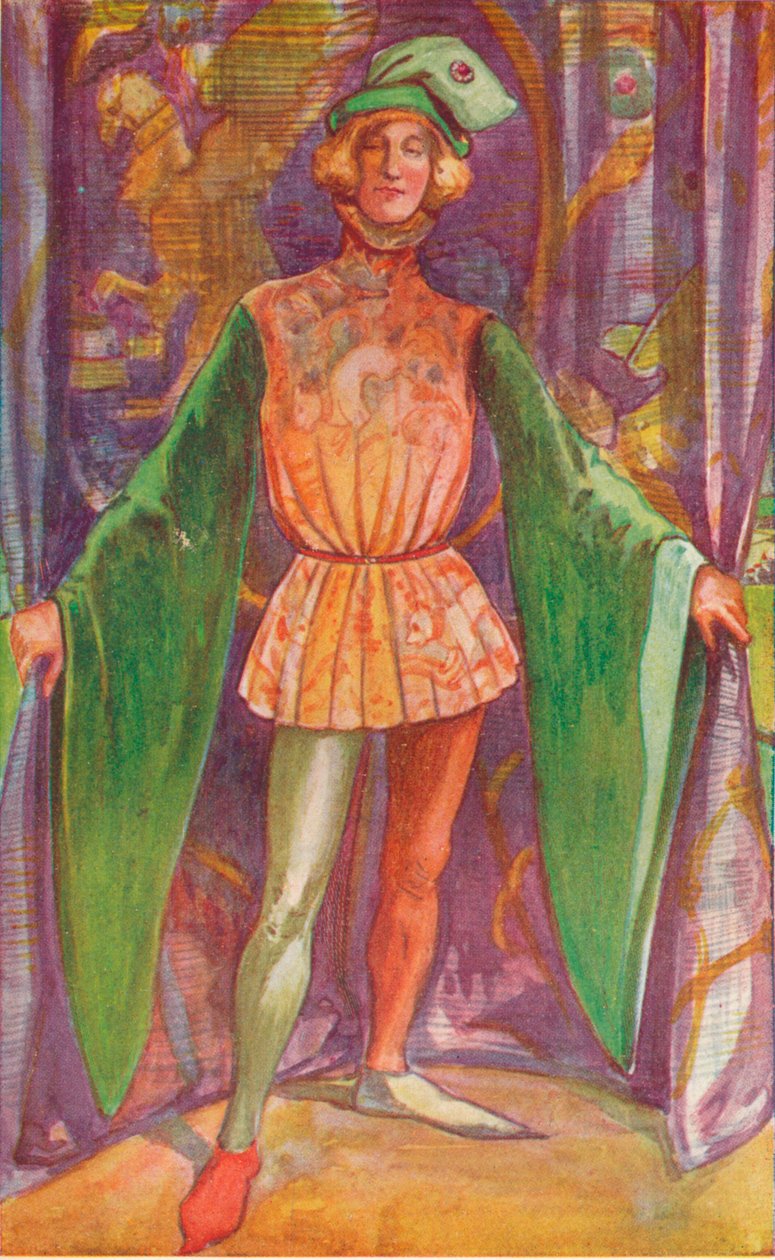 Muž doby Jindřicha V., 1907 od Dion Clayton Calthrop