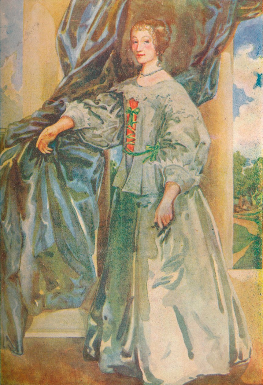 Žena doby Karla I., 1907 od Dion Clayton Calthrop