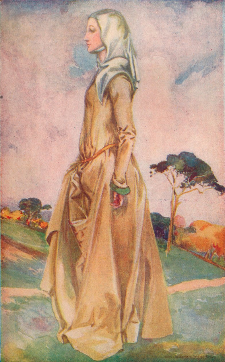 Žena doby Jindřicha II., 1907 od Dion Clayton Calthrop