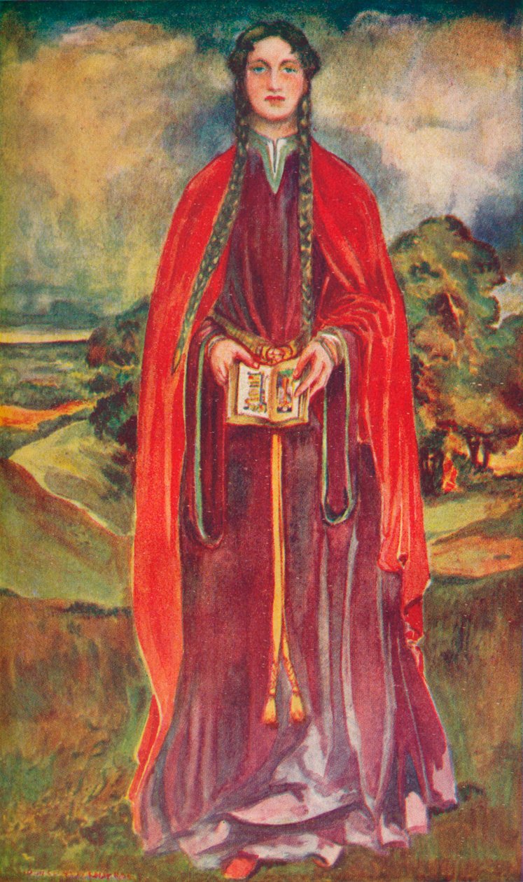 Žena doby Jindřicha I., 1907 od Dion Clayton Calthrop