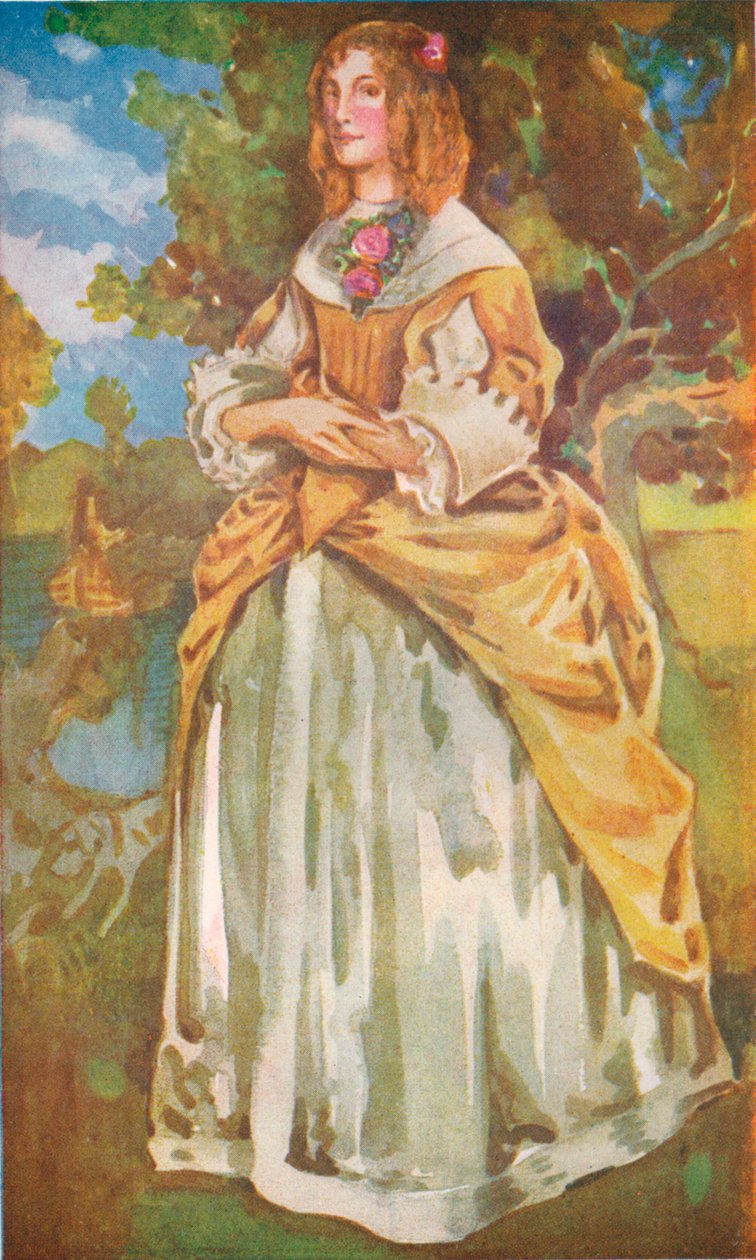 Žena z doby Jakuba II., 1907. od Dion Clayton Calthrop
