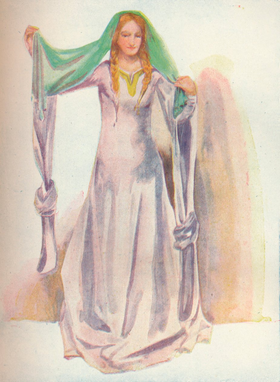 Žena z doby Štěpánovy, 1907 od Dion Clayton Calthrop