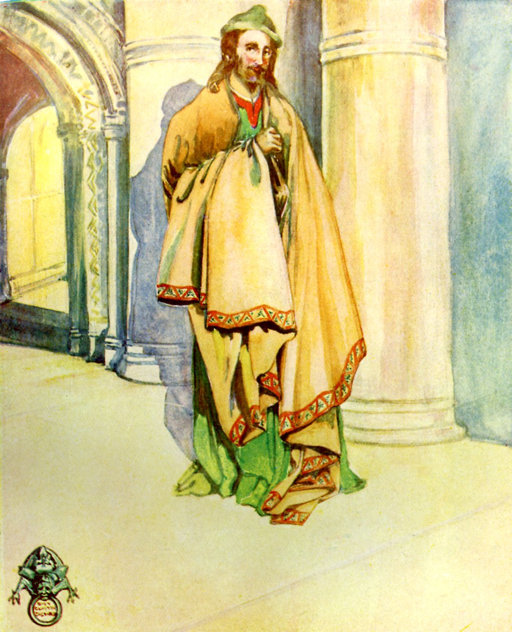Mužský kostým za vlády Jindřicha I. (1100 - 1135) od Dion Clayton Calthrop