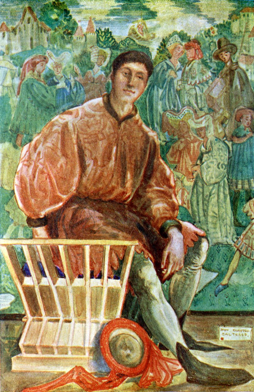 Mužský kostým za vlády Jindřicha VI. (1422-1461) od Dion Clayton Calthrop