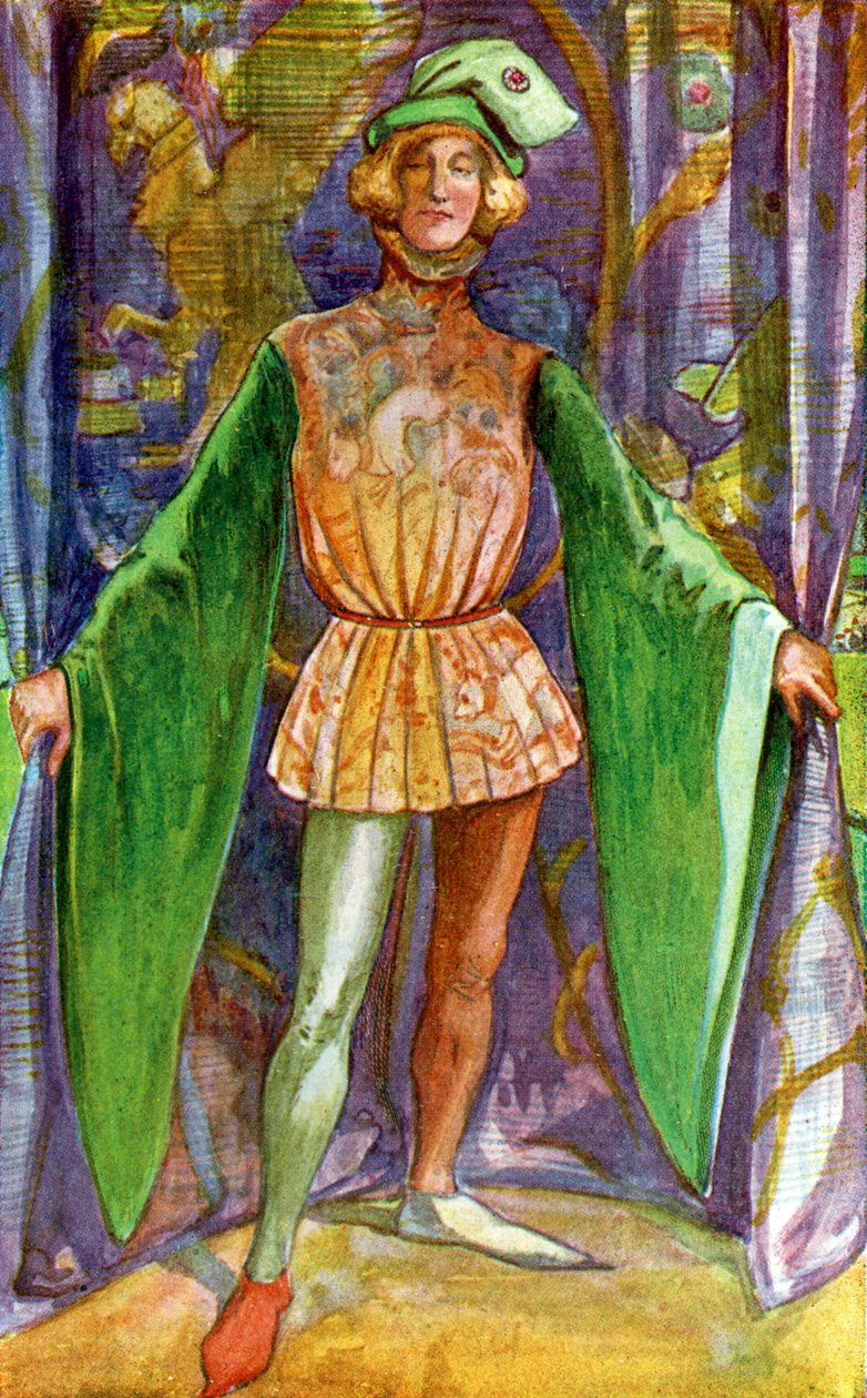 Mužský kostým za vlády Jindřicha V. (1413-1422) od Dion Clayton Calthrop