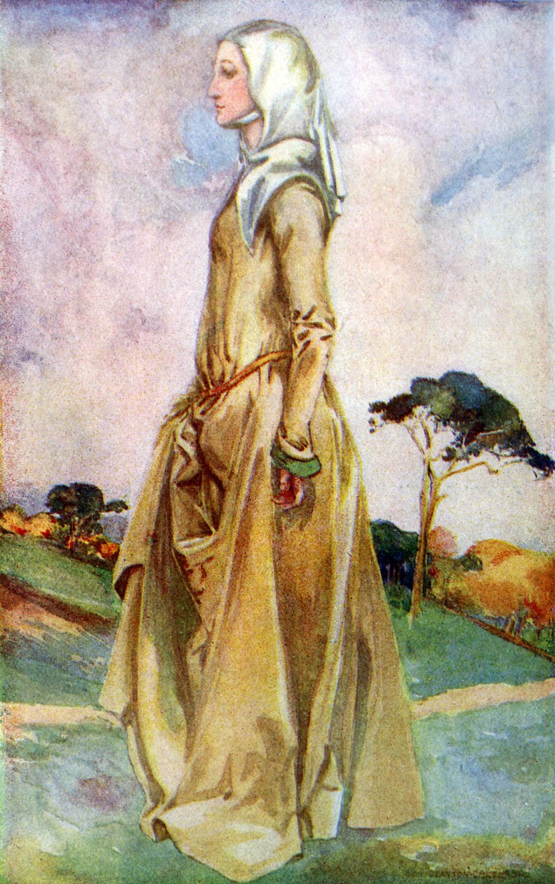 Dámský kostým za vlády Jindřicha II. (1154-1189) od Dion Clayton Calthrop