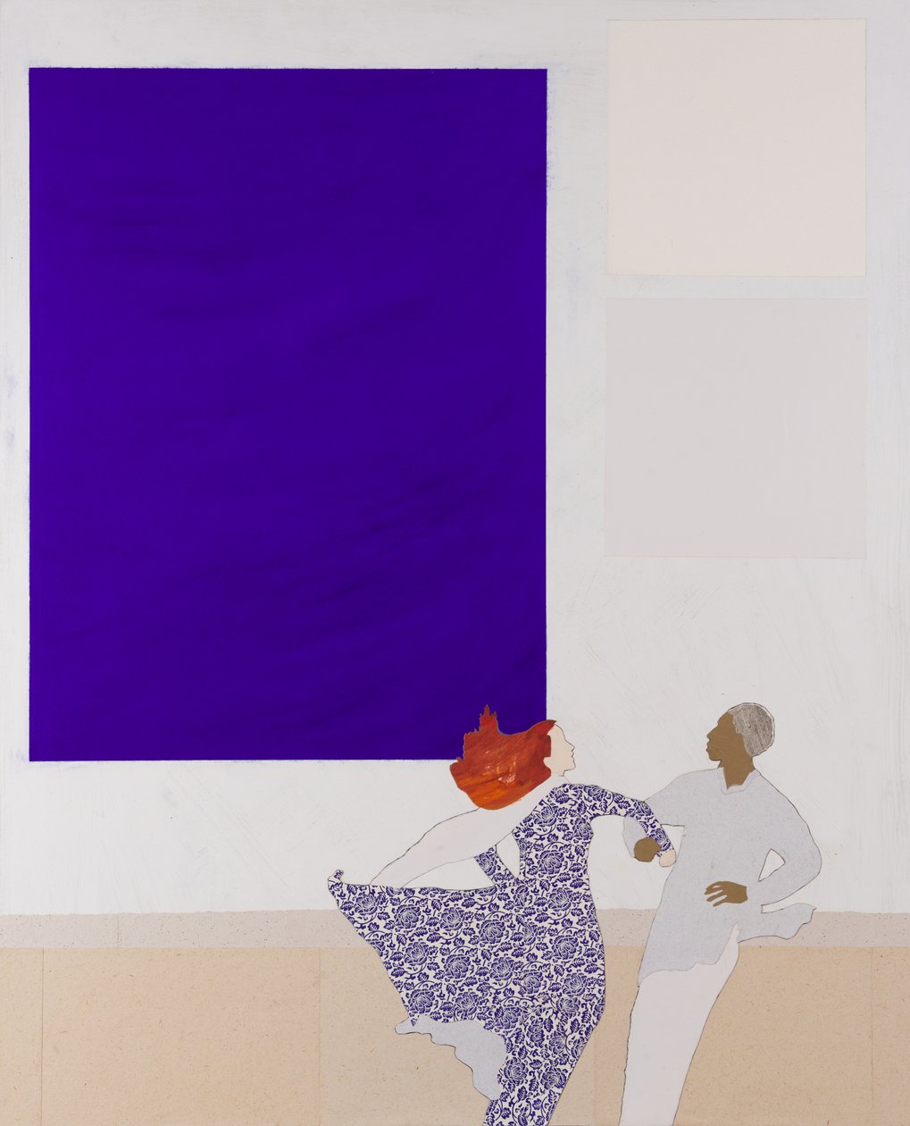 Klein inspiruje k tanci, 2020 (koláž) od Dione Verulam