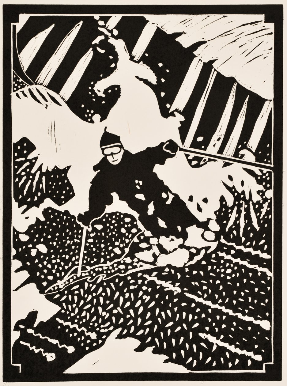 Měsíce v roce: (linoryt) od Dione Verulam