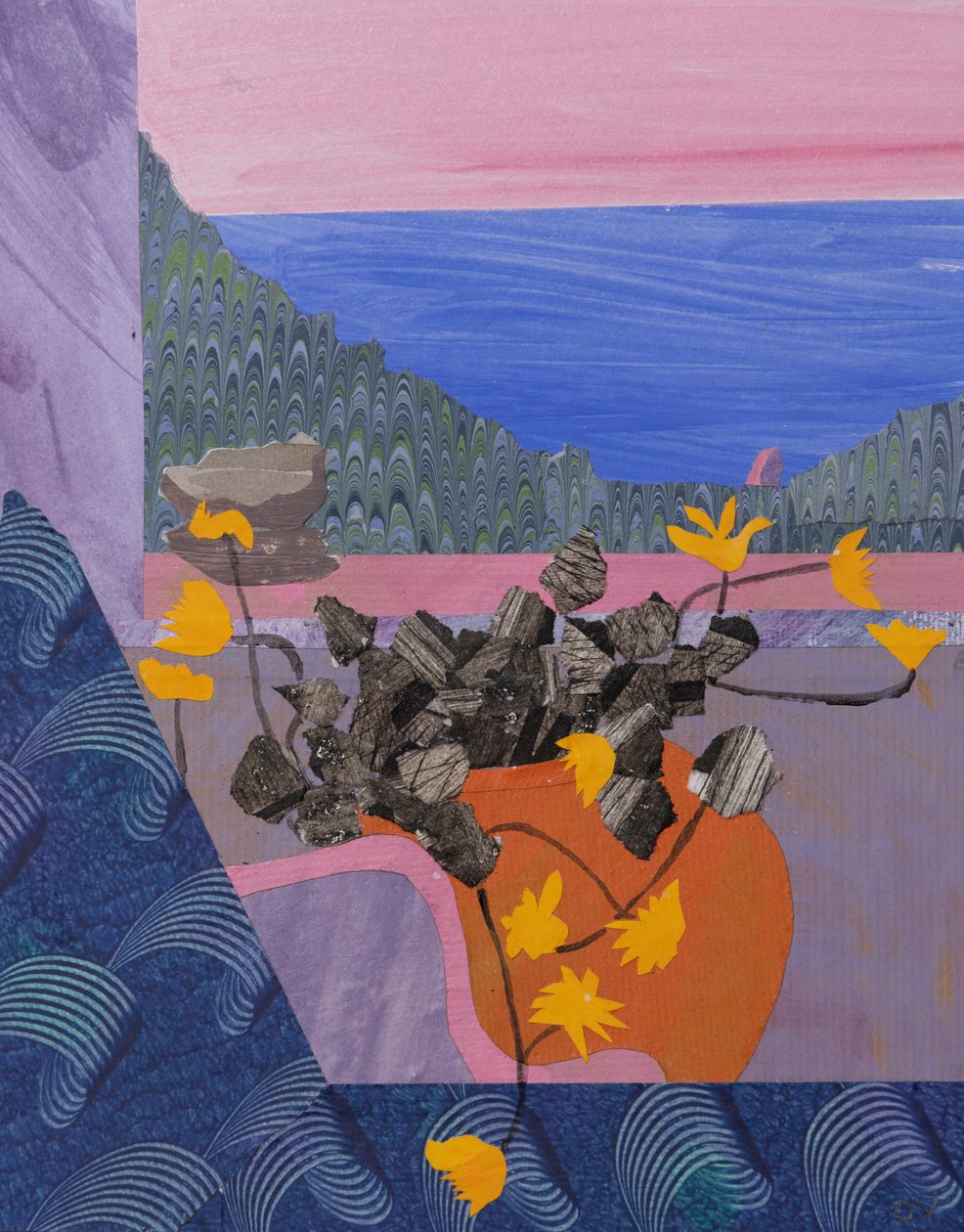 Odpočinek v ráji (koláž) od Dione Verulam