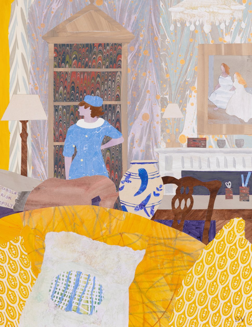 Mám jít ven (koláž) od Dione Verulam