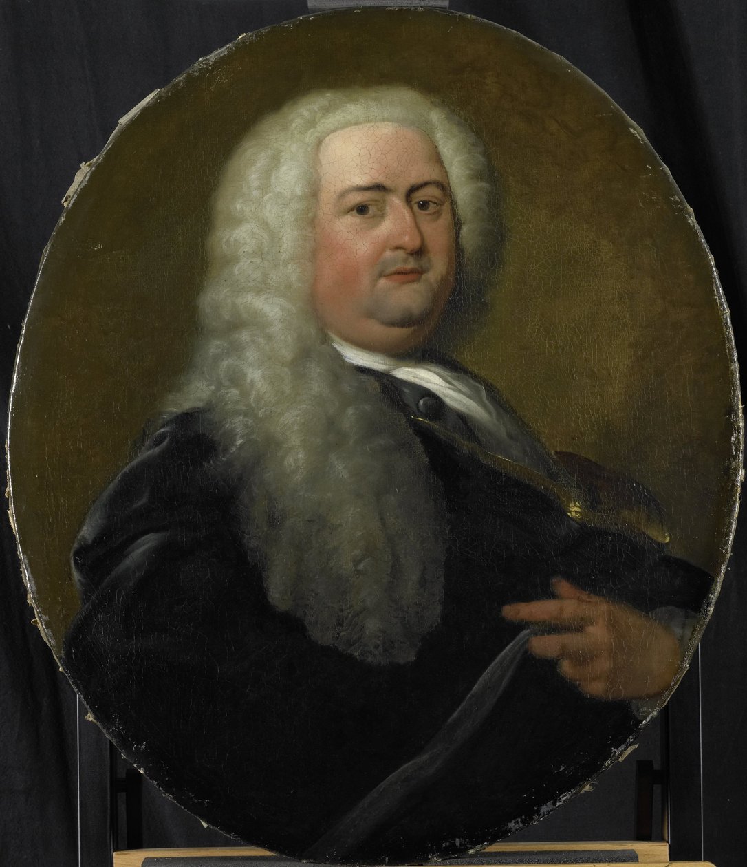 Portrét Adriaena Paetse, ředitele rotterdamské komory Nizozemské východoindické společnosti, zvolen v roce 1734 od Dionys van Nijmegen