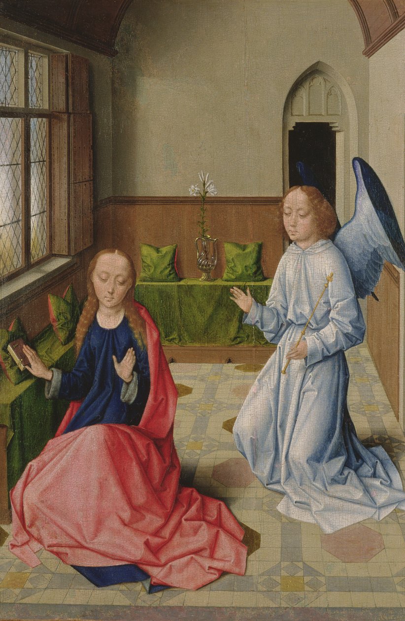 Zvěstování, c.1480 od Dirck Bouts