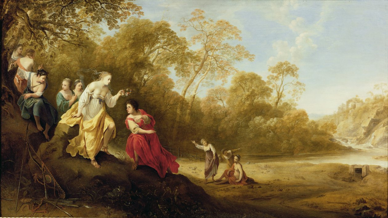 Korunovace Mirtilla od Dirck van der Lisse