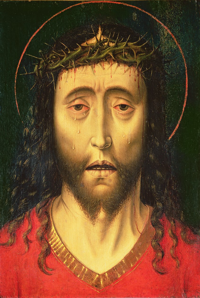 Kristus korunovaný trním, kolem roku 1475 od Dirck Bouts