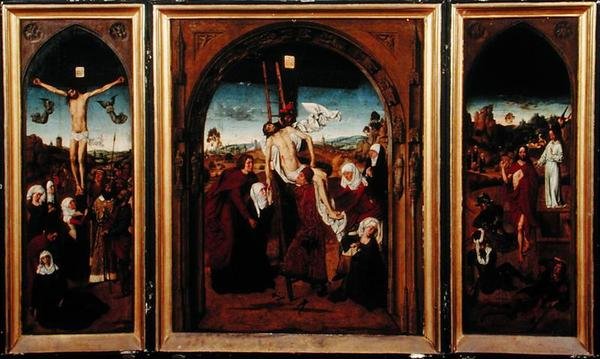 Passion Triptych (olej na panelu) od Dirck Bouts