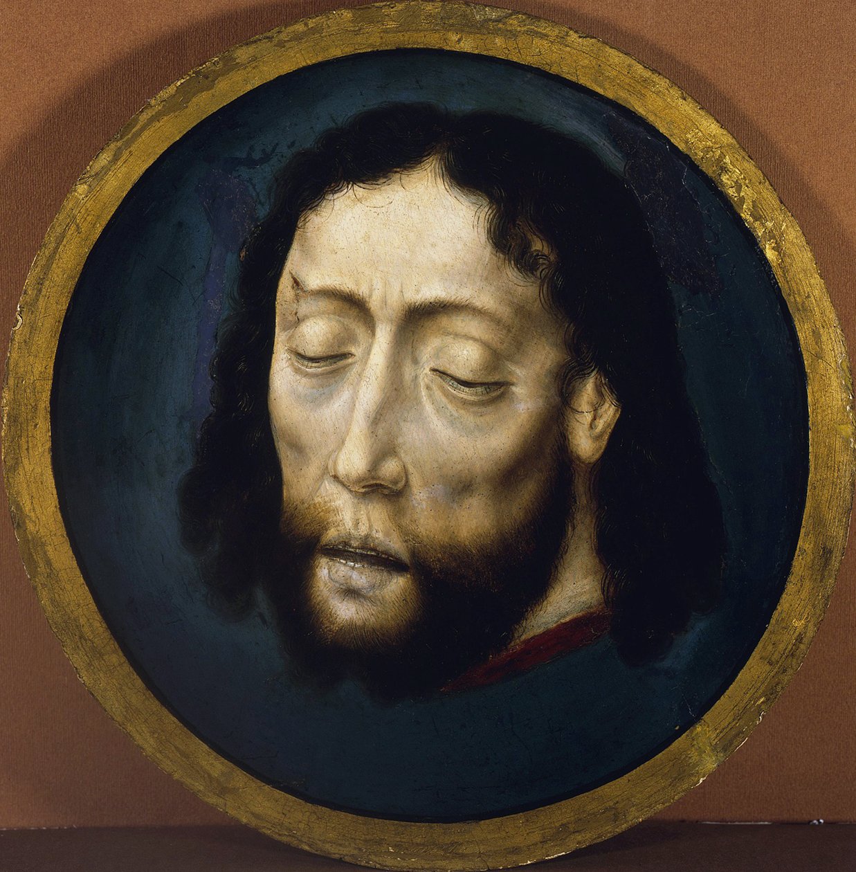 Hlava sv. Jana Křtitele par Bouts, Dirk (1410/20-1475). Tempera na panelu, velikost : D 30,8 od Dirck Bouts