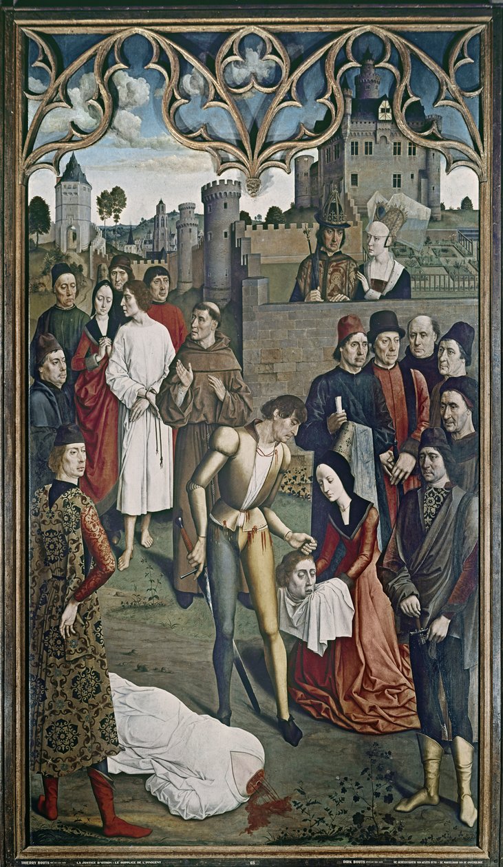 Justice of the Emperor Otto: The Execution of the Innocent Man, 1473-75 (viz také 3672) od Dirck Bouts