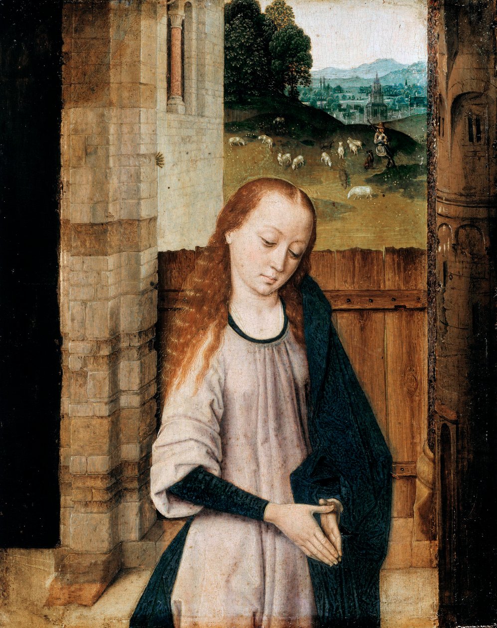 ""Virgin in Adoration"" (Virgin in Adoration) Obraz od Dirka Boutse (1410/20-1475) od Dirck Bouts