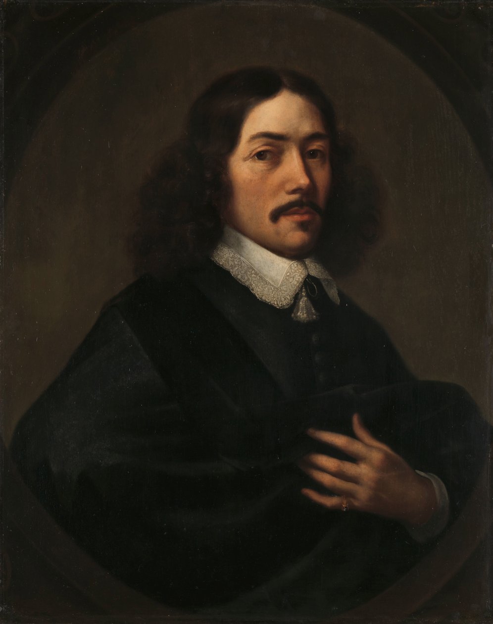 Portrét muže, považovaný za Bartholomea Vermuydena (1616/17-1650) od Dirck Craey