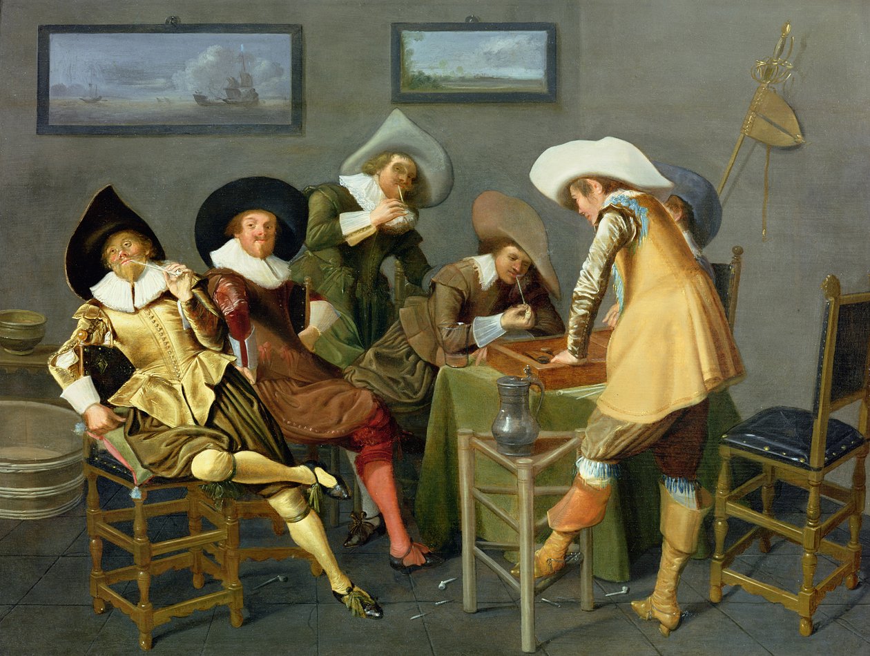 Kavalír v hospodě od Dirck Hals