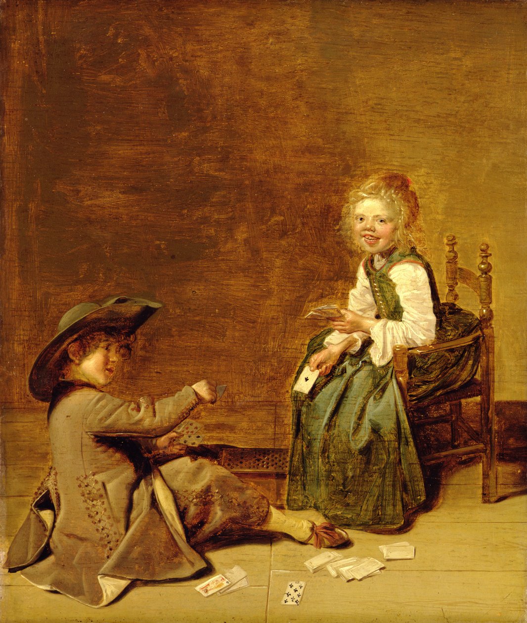 Dětské hrací karty, 1631 od Dirck Hals