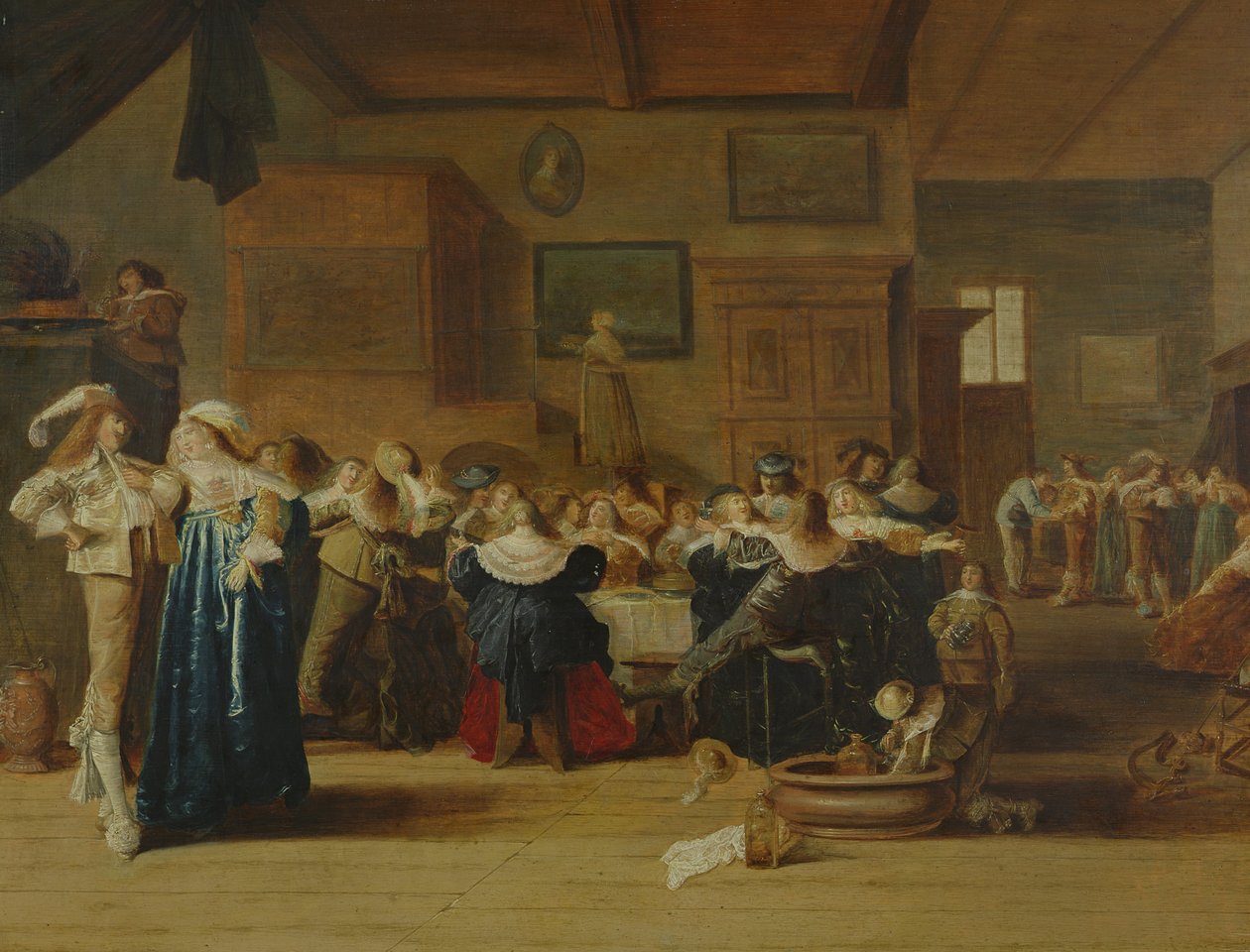 Setkání v interiéru od Dirck Hals