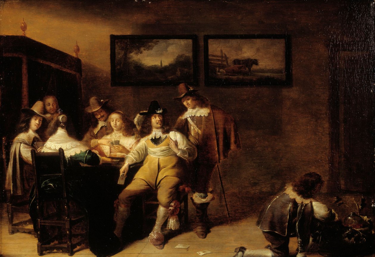 Die Kartenspieler od Dirck Hals