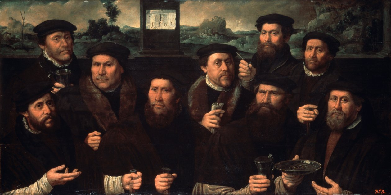 Skupinový portrét Amsterdam Shooting Corporation, 1561. od Dirck Jacobsz