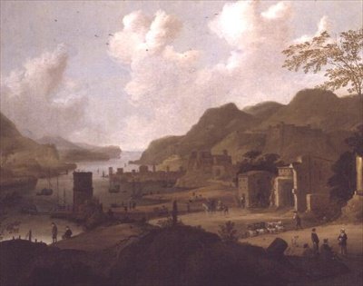 Italské ústí řeky od Dirck Verhaert
