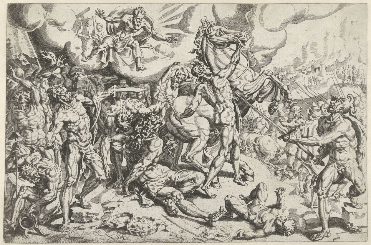 Obrácení Pavla od Dirck Volckertsz. Coornhert (attributed to)