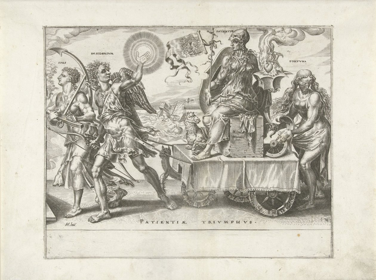 Triumph of Patience (Patientia) Triumph of Patience (název série) Patientiae Trivmphvs (název série) od Dirck Volckertsz. Coornhert