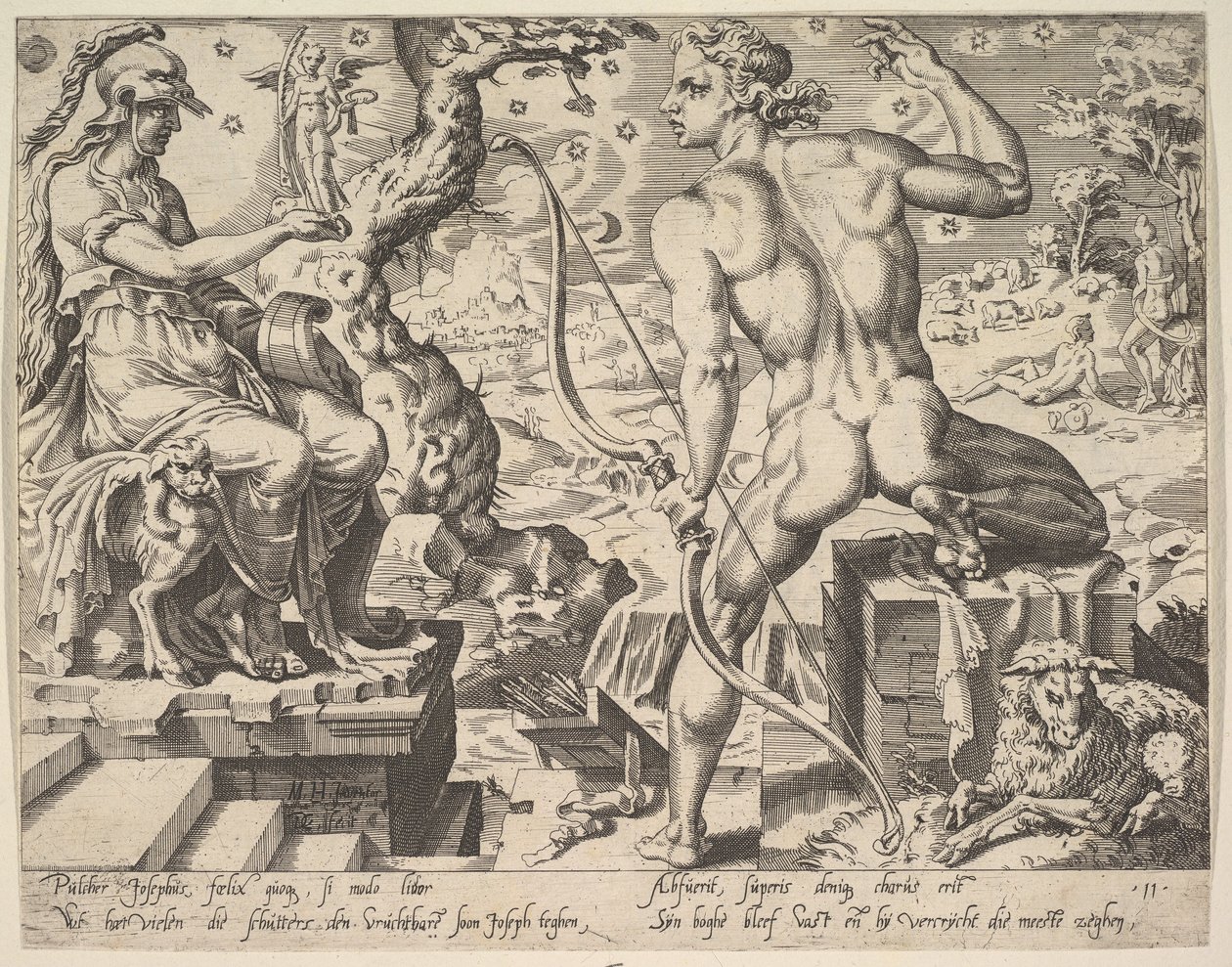 Joseph, ze série Dvanáct patriarchů, 1550. od Dirck Volkertsen Coornhert