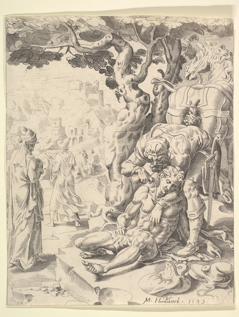Podobenství o milosrdném Samaritánovi, 1549. od Dirck Volkertsen Coornhert