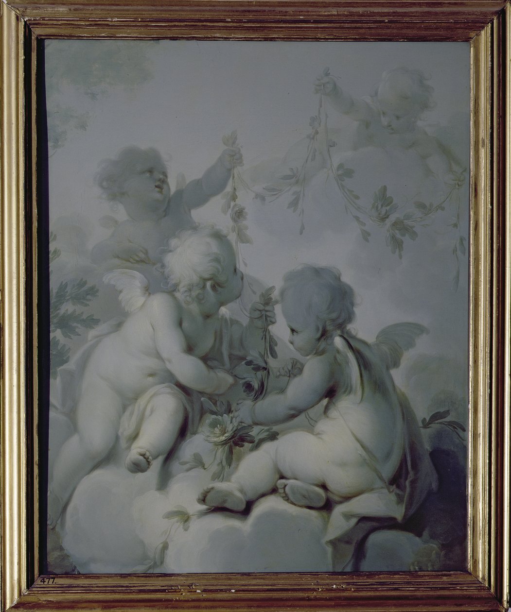 Tři Cupidové, kolem roku 1775 od Dirk van der Aa