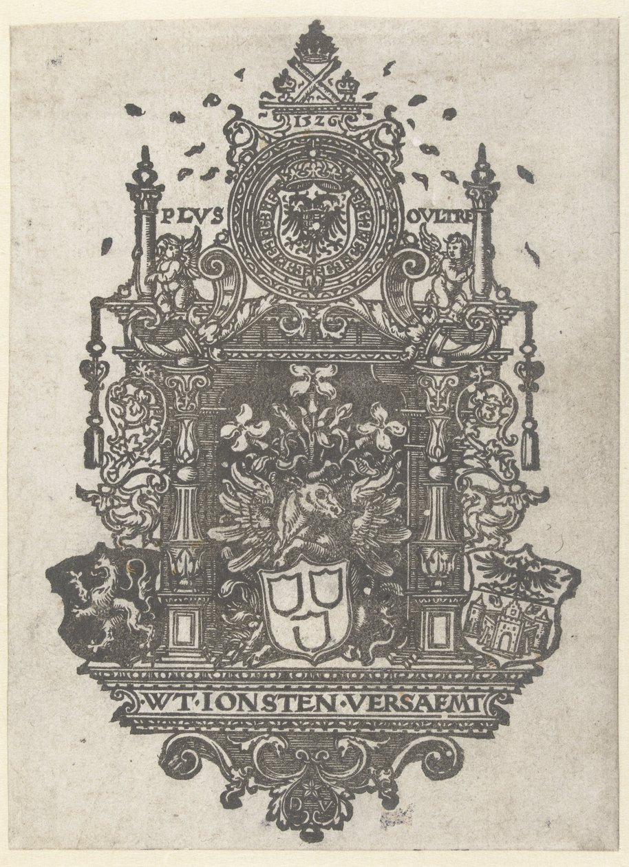 Erb antverpského cechu svatého Lukáše, 1526 od Dirk Jacobsz Vellert
