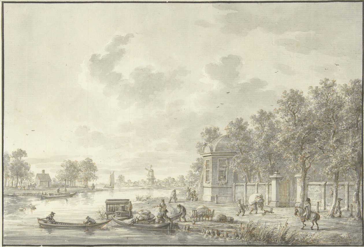 Tváří v tvář Spaarne od Dirk Langendijk