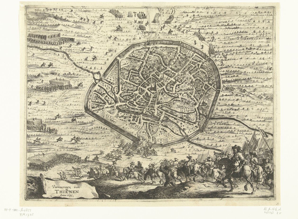 Dobytí Tienenu, 1635 Dobytí Thienen Anno 1635 (název na objektu) od Dirk Stoop