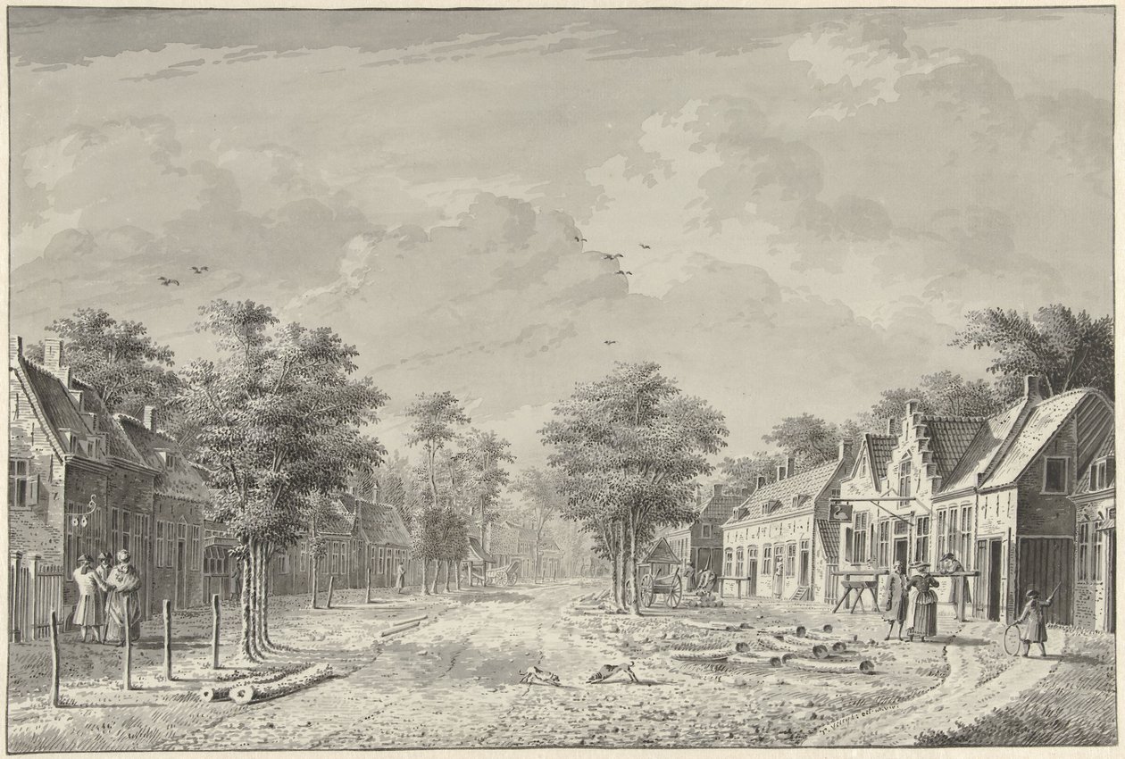 Pohled na vesnici De Bilt od Dirk Verrijk