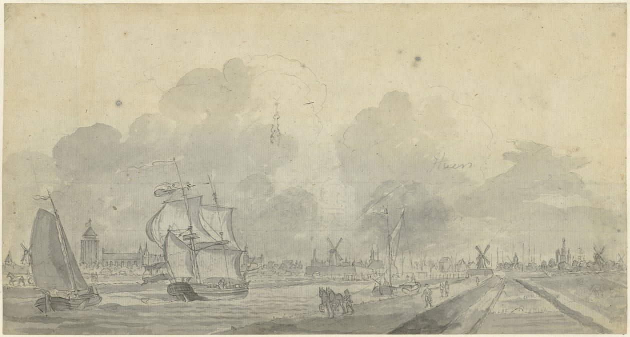 Pohled na Zierikzee od Dirk de Jong