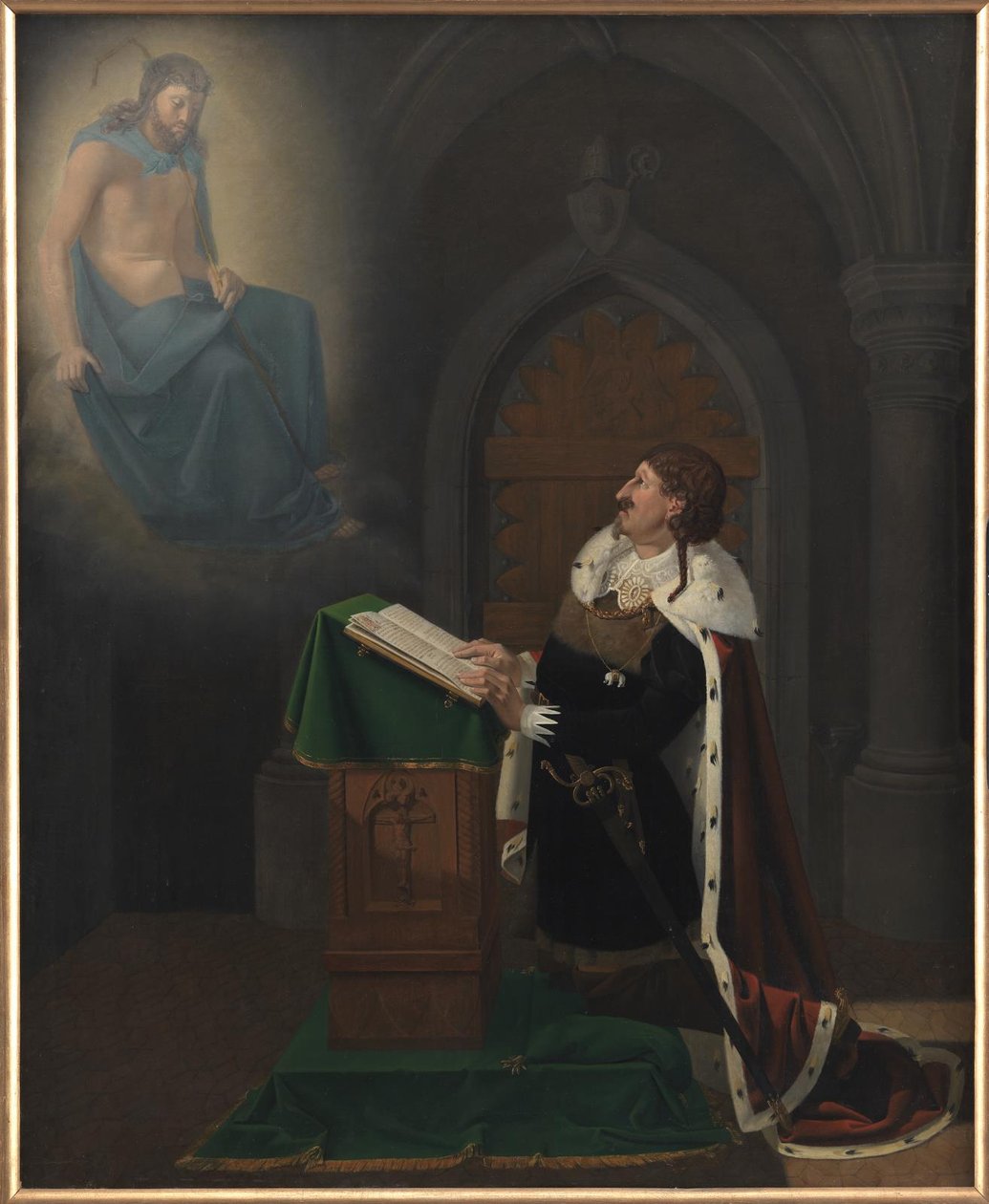 Vize Christiana IV na hradě Rothenburg od Ditlev Blunck