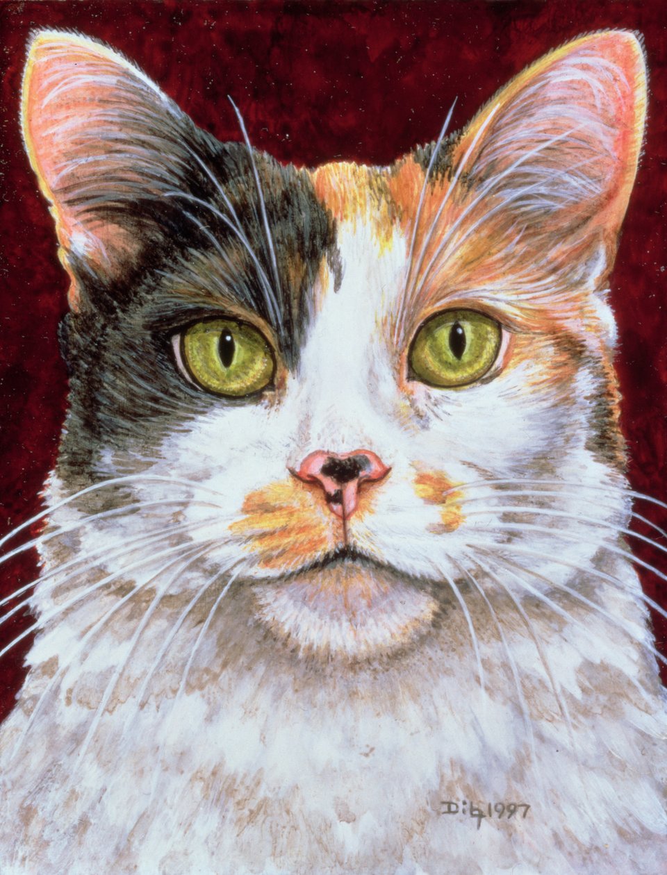 Marigold, 1997 (akryl na panelu) od Ditz