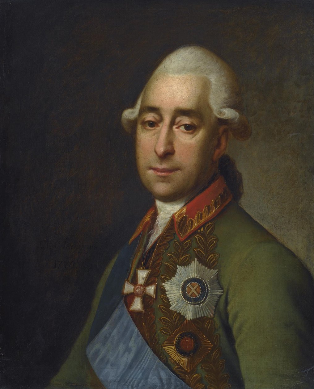 Polní maršál princ Alexandr Alexandrovič Prozorovskij 1732-1809 od Dmitri Grigorievich Levitsky