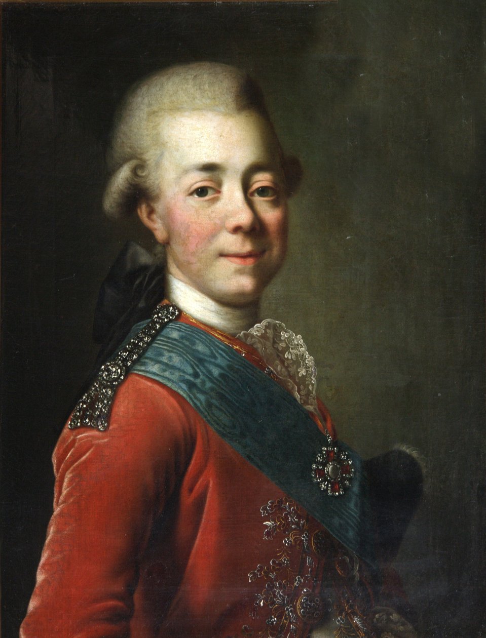 Portrét velkovévody Pavla Petroviče 1754-1801, 70. léta 18. století od Dmitri Grigorievich Levitsky