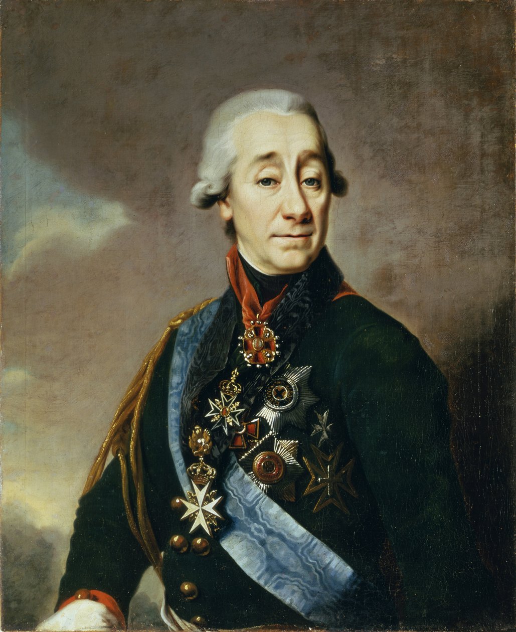 Portrét Ivana Varfolomejeviče Lamba 1764-1801, 1801 od Dmitri Grigorievich Levitsky