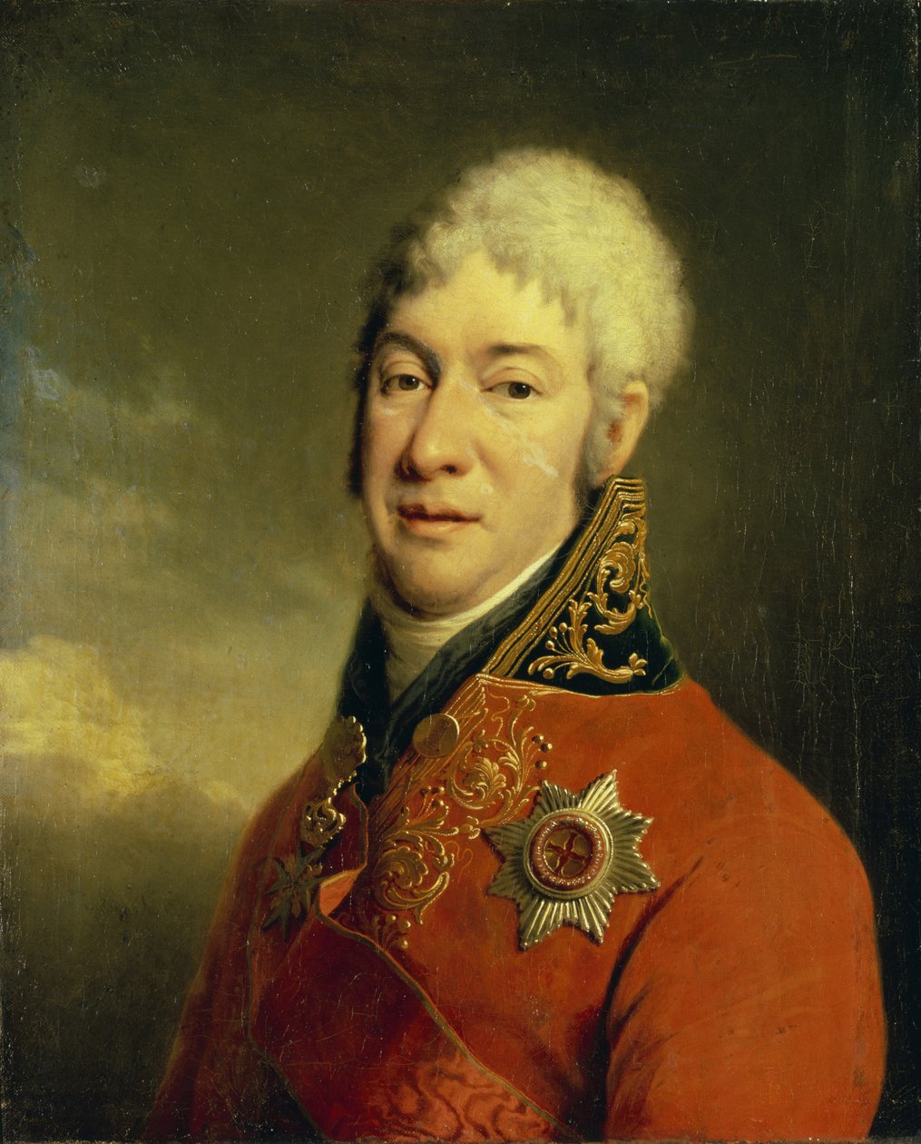 Portrét Ivana Vladimiroviče Lopukhina 1756-1816, filozofa, mystika, spisovatele a humanitáře, 1802-1804 od Dmitri Grigorievich Levitsky