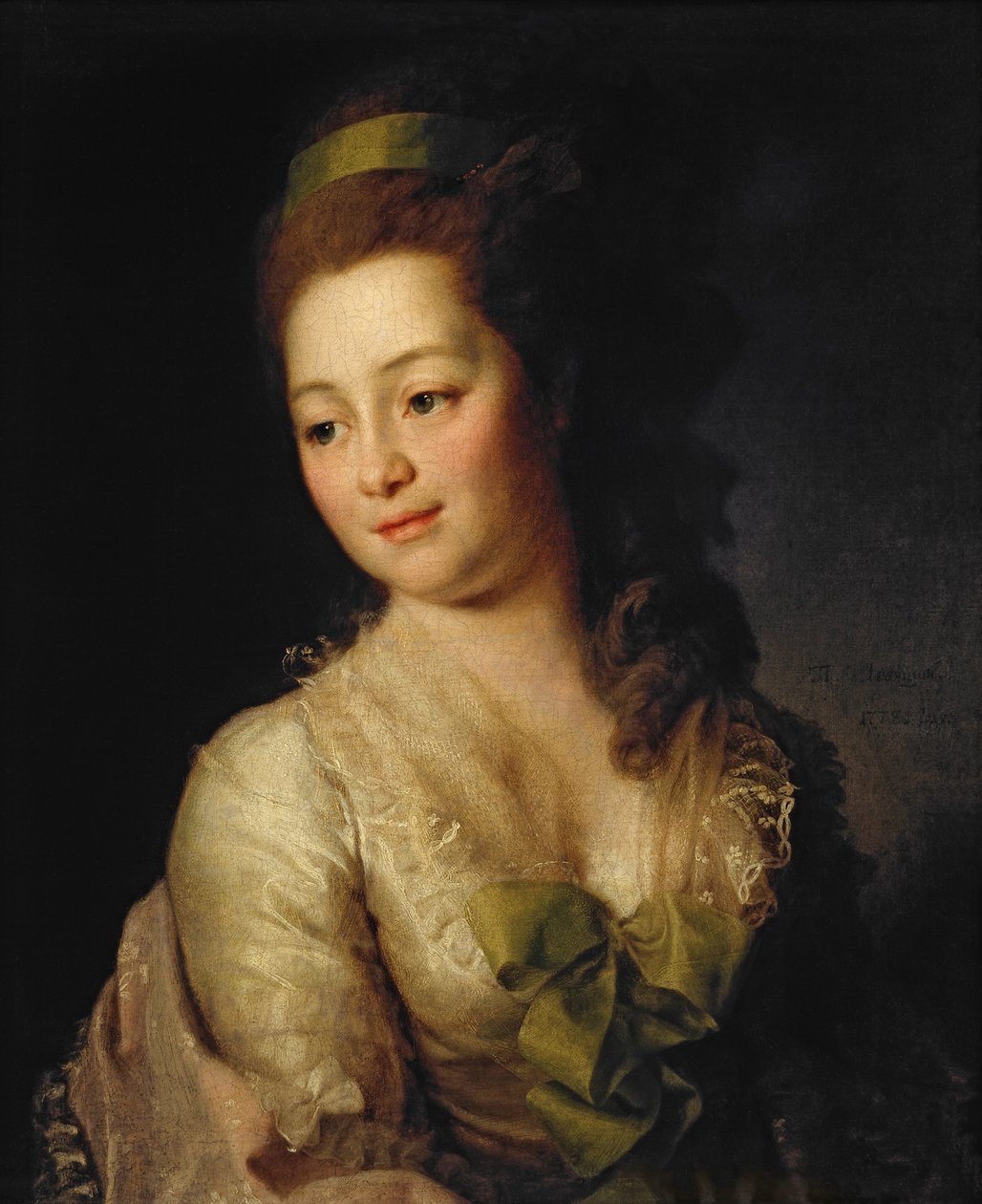 Portrét Marie Dyakové, 1778 od Dmitri Grigorievich Levitsky