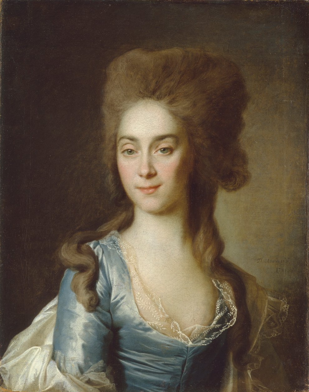 Portrét Taťány Petrovna Raznatovské, rozené Rezvaya, 1781 od Dmitri Grigorievich Levitsky