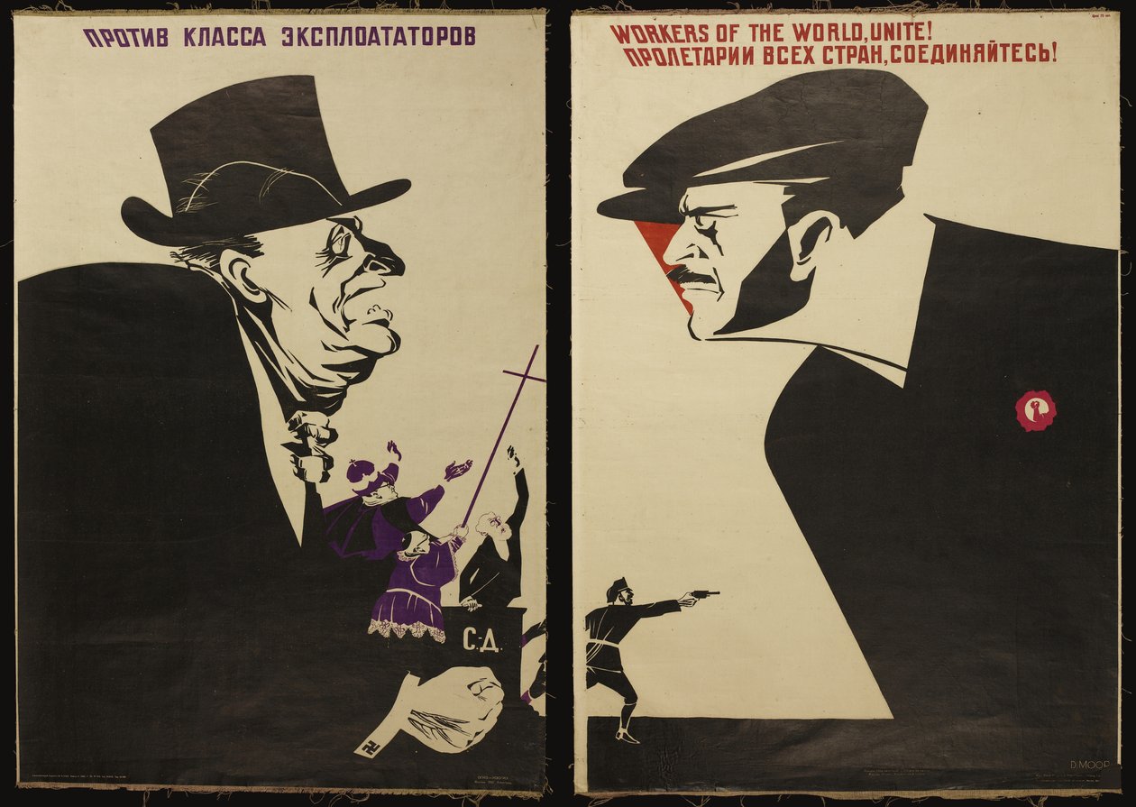 Dělníci světa, spojte se!, 1931 od Dmitriy Stakhievich Moor