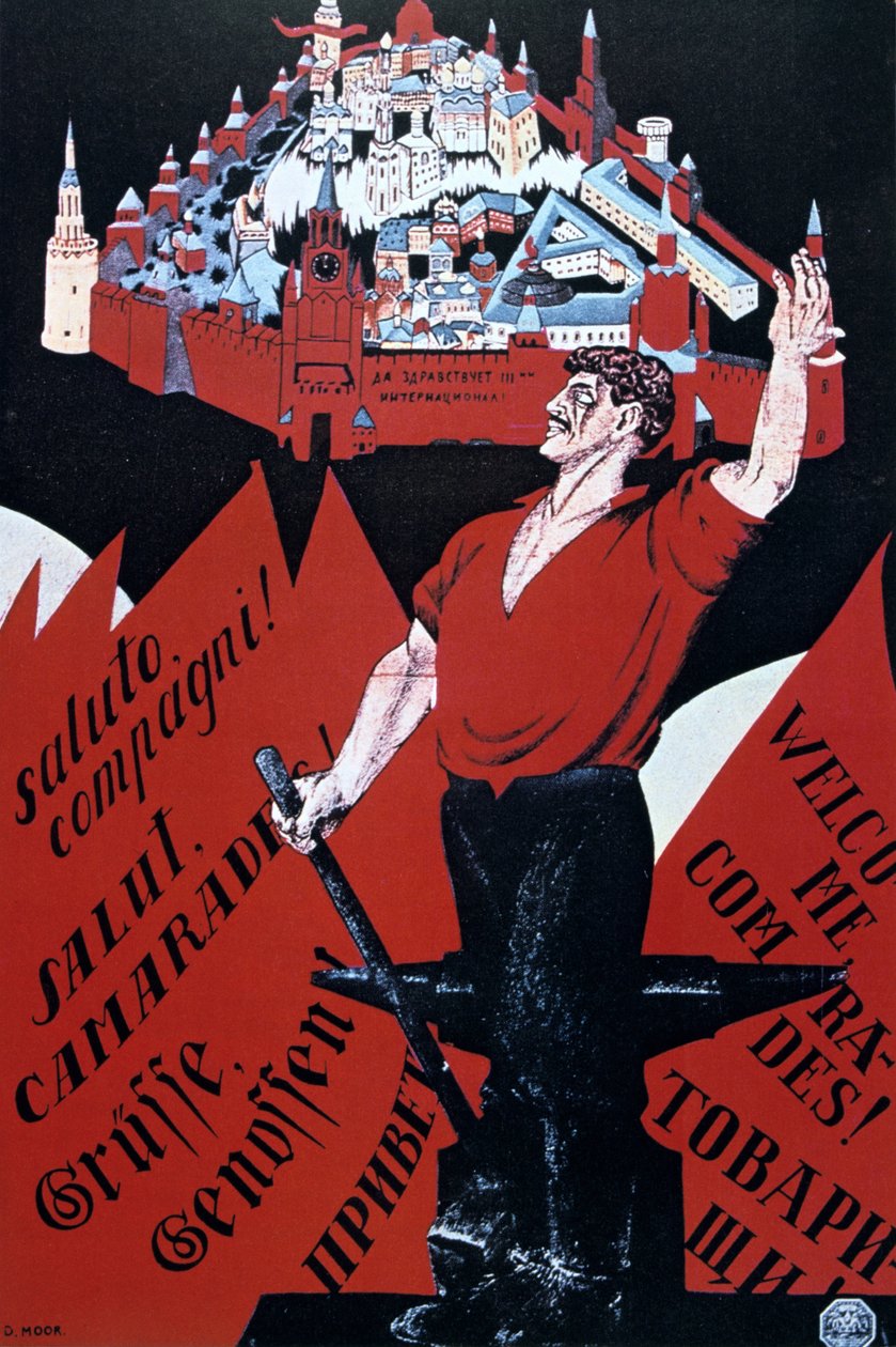 Vítejte, soudruzi, ať žije třetí internacionála od Dmitry (1883 1946) Moor