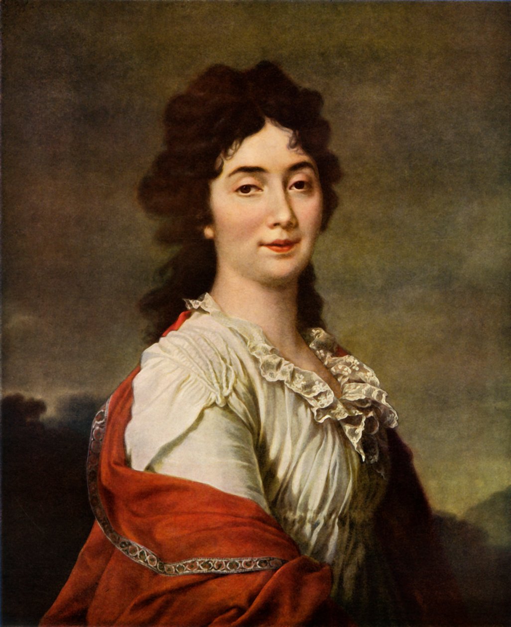 Portrét Anny Stěpanovny Protosové, 1800, 1965. od Dmitri Grigorievich Levitsky